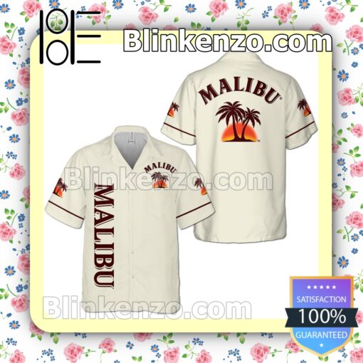 Malibu Beige Summer Hawaiian Shirt