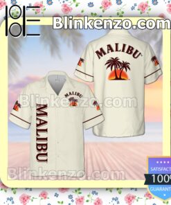 Malibu Beige Summer Hawaiian Shirt a