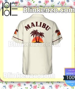 Malibu Beige Summer Hawaiian Shirt c