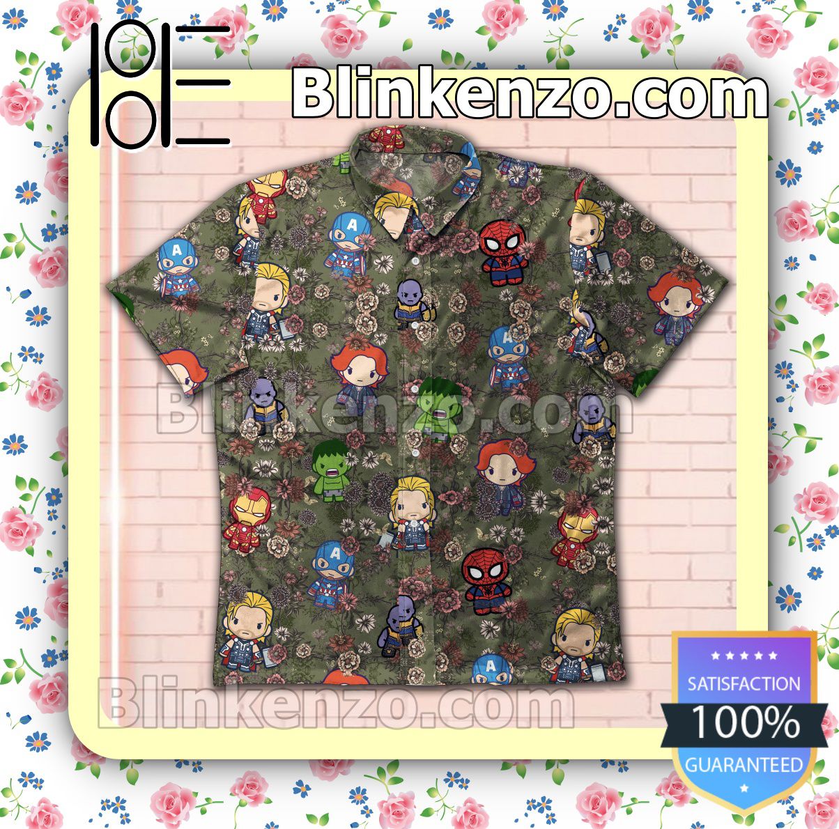Limited Edition Marvel Chibi Characters Summer Shirts