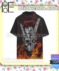 Metallica Skull Hand Summer Hawaiian Shirt a