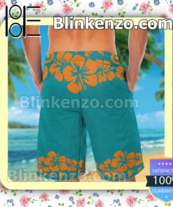Miami Dolphins & Mickey Mouse Mens Shirt, Swim Trunk a