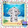 Mickey American Fireworks 4th Of July White Summer Hawaiian Shirt, Mens Shorts