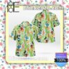 Mickey And Donald Banana Leaf And Flower Summer Shirts