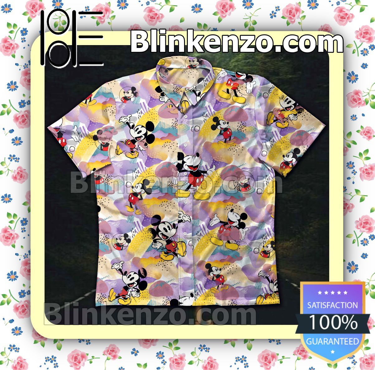 Mickey And Jellyfish Summer Shirts