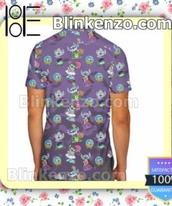 Mickey & Friends Hot Air Balloon Ride Disney Cartoon Graphics Inspired Summer Hawaiian Shirt, Mens Shorts a