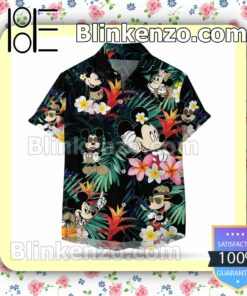 Mickey & Minnie Gucci Lost In The Forest Summer Hawaiian Shirt, Mens Shorts
