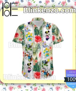 Mickey Mouse & Friends Disney Cartoon Graphics Combo Aloha Summer Hawaiian Shirt a