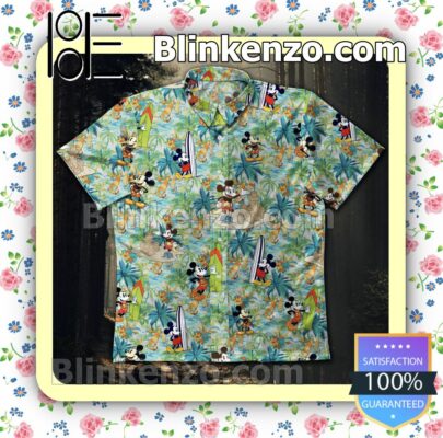 Mickey Palm Tree Beach Summer Shirts