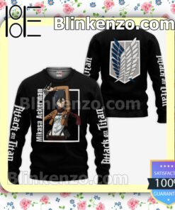 Mikasa Ackerman Attack On Titan Anime Personalized T-shirt, Hoodie, Long Sleeve, Bomber Jacket a