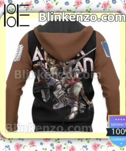 Mikasa And Eren Attack On Titan Anime Personalized T-shirt, Hoodie, Long Sleeve, Bomber Jacket x