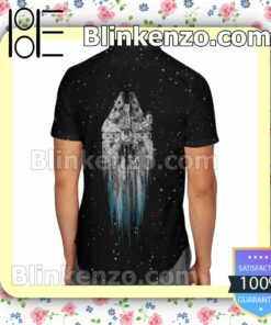 Millennium Falcon Particles On Black Summer Shirts b