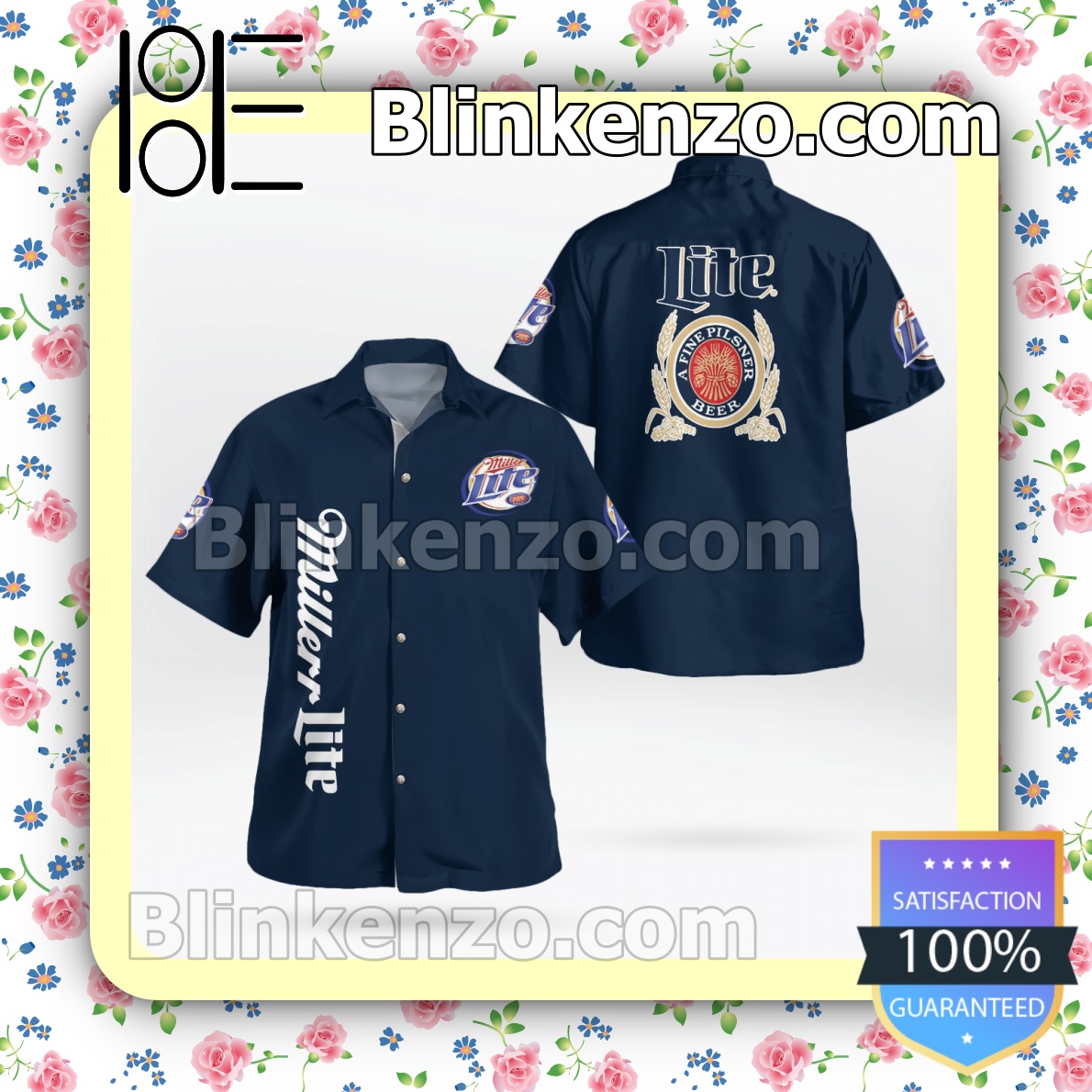 Miller Lite Summer Hawaiian Shirt - Zerelam