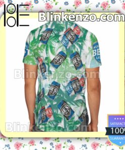 Milwaukee's Best Ice Palm Tree Summer Hawaiian Shirt, Mens Shorts a