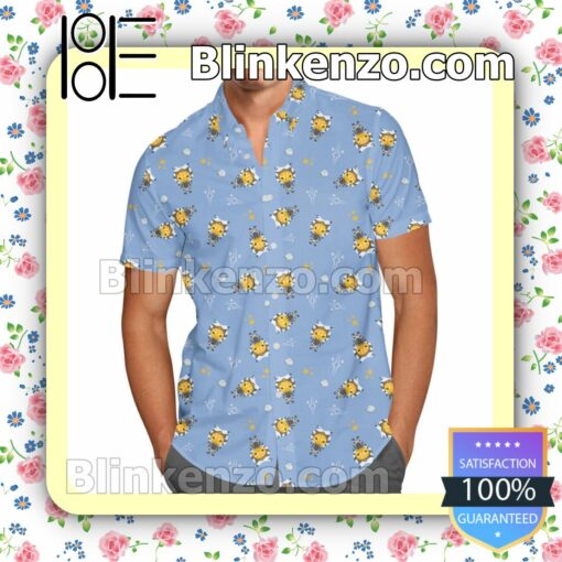 Mini Ahsoka Tano Star Wars Blue Summer Hawaiian Shirt, Mens Shorts