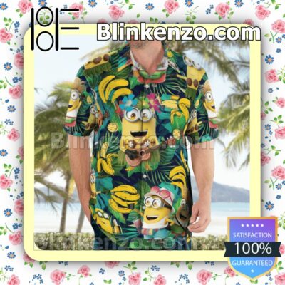 Minion Banana Tropical Summer Shirts c