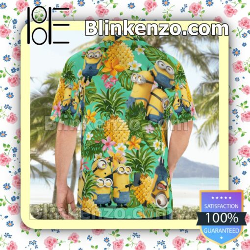 Minion Pineapple Tropical Summer Shirts a