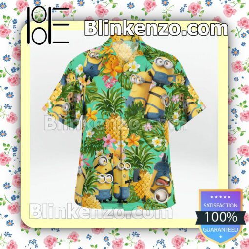 Minion Pineapple Tropical Summer Shirts b