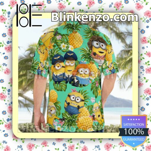 Minion With Cassette Pineapple Tropical Summer Shirts a