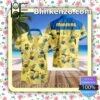 Minions Costume Disney Yellow Blue Summer Hawaiian Shirt, Mens Shorts