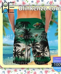 Minnesota Wild Mens Shirt, Swim Trunk a