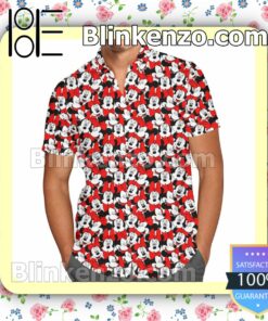 Minnie Mouse Emotions Disney Cartoon Graphics Summer Hawaiian Shirt, Mens Shorts