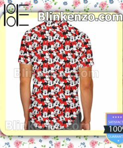Minnie Mouse Emotions Disney Cartoon Graphics Summer Hawaiian Shirt, Mens Shorts a