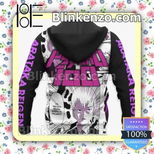 Mob Psycho 100 Arataka Reigen Anime Personalized T-shirt, Hoodie, Long Sleeve, Bomber Jacket x