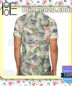 Modelo Beer Summer Hawaiian Shirt, Mens Shorts a