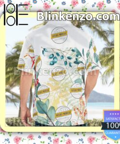 Modelo Negra Beer Flowery White Summer Hawaiian Shirt b