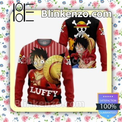 Monkey D Luffy One Piece Anime Personalized T-shirt, Hoodie, Long Sleeve, Bomber Jacket a