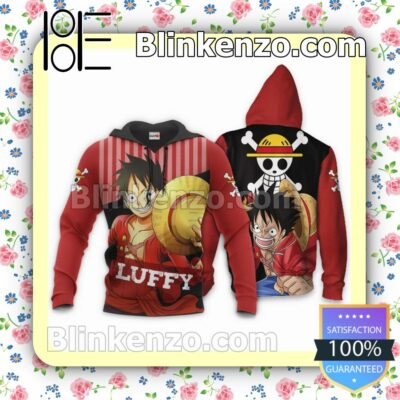 Monkey D Luffy One Piece Anime Personalized T-shirt, Hoodie, Long Sleeve, Bomber Jacket b