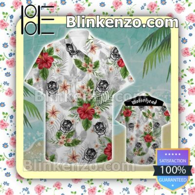 Motorhead Floral Print Summer Shirt