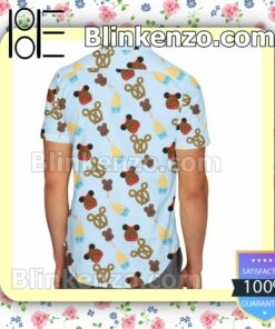 Mouse Ears Snack Disney Parks Inspired Summer Hawaiian Shirt, Mens Shorts a