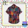 Multicolor Rayon Cotton Baroque Print Summer Shirts