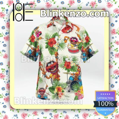 Muppet Tropical Floral Summer Shirts b