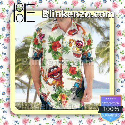 Muppet Tropical Floral Summer Shirts c