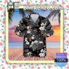 Muse Rock Band Logo Tropical Forest Black Summer Hawaiian Shirt, Mens Shorts