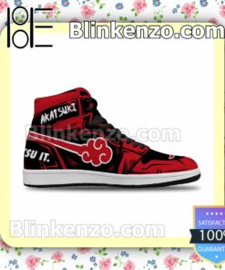 Naruto Akatsuki Anime Air Jordan 1 Mid Shoes a
