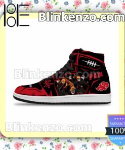 Naruto Akatsuki Pain Air Jordan 1 Mid Shoes