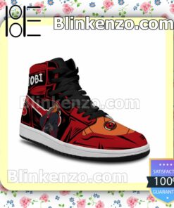 Naruto Akatsuki Tobi Air Jordan 1 Mid Shoes b