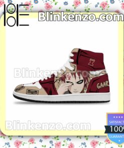 Naruto Gaara Sand Skill Costume Anime Air Jordan 1 Mid Shoes