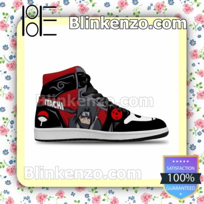 Naruto Itachi Anbu Uniform Costume Anime Air Jordan 1 Mid Shoes a