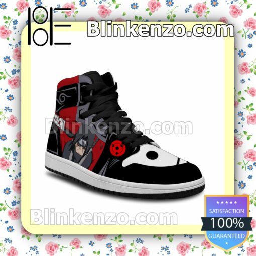 Naruto Itachi Anbu Uniform Costume Anime Air Jordan 1 Mid Shoes b