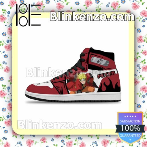 Naruto Sage Mode Costume Naruto Anime Air Jordan 1 Mid Shoes