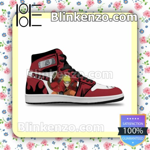 Naruto Sage Mode Costume Naruto Anime Air Jordan 1 Mid Shoes a