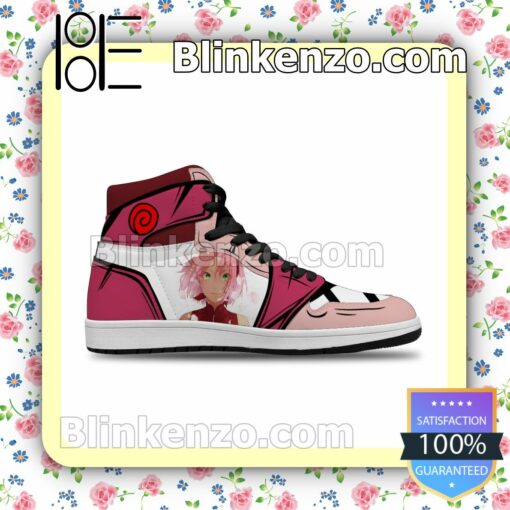 Naruto Sakura Haruno Air Jordan 1 Mid Shoes b