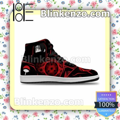 Naruto Sasuke Uchiha Sharingan Air Jordan 1 Mid Shoes a