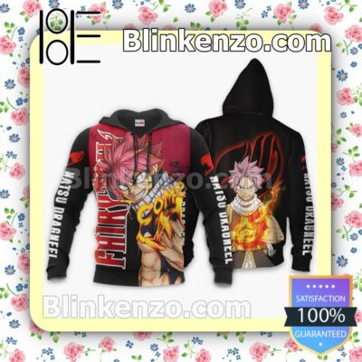 Natsu Dragneel Fairy Tail Anime Personalized T-shirt, Hoodie, Long Sleeve, Bomber Jacket b
