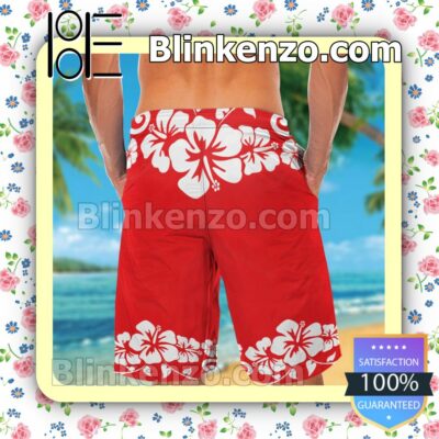 Nebraska Cornhuskers & Minnie Mouse Mens Shirt, Swim Trunk a